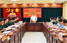 Đảng ủy Quân sự tỉnh Bắc Ninh ra Nghị quyết lãnh đạo thực hiện nhiệm vụ 6 tháng cuối năm